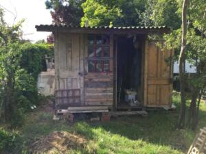 1st Brian Pow Allotment shed 